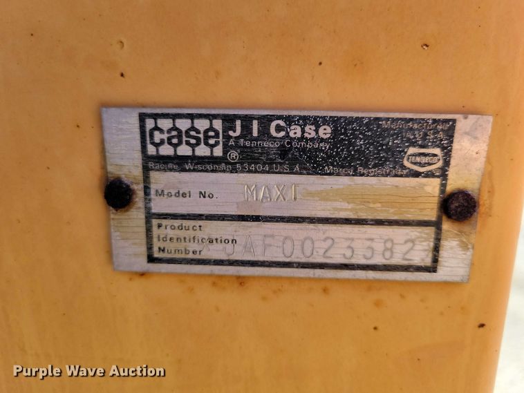 image for item NK9908 1989 Case Maxi Sneaker Series B cable plow