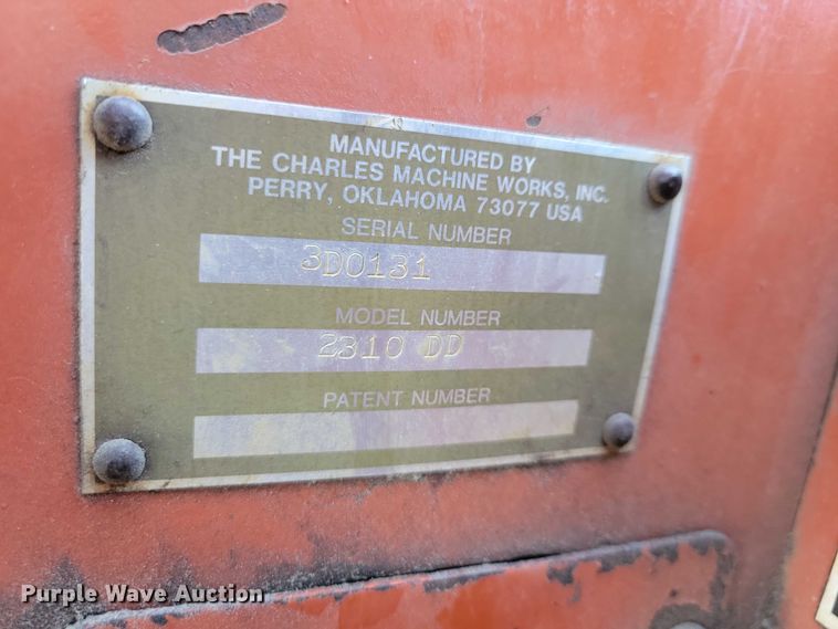 image for item NK9909 1987 Ditch Witch 2310 trencher