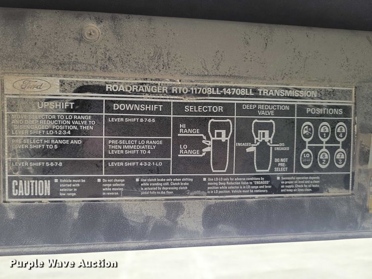 image for item NK9935 1994 Ford L9000 dump truck