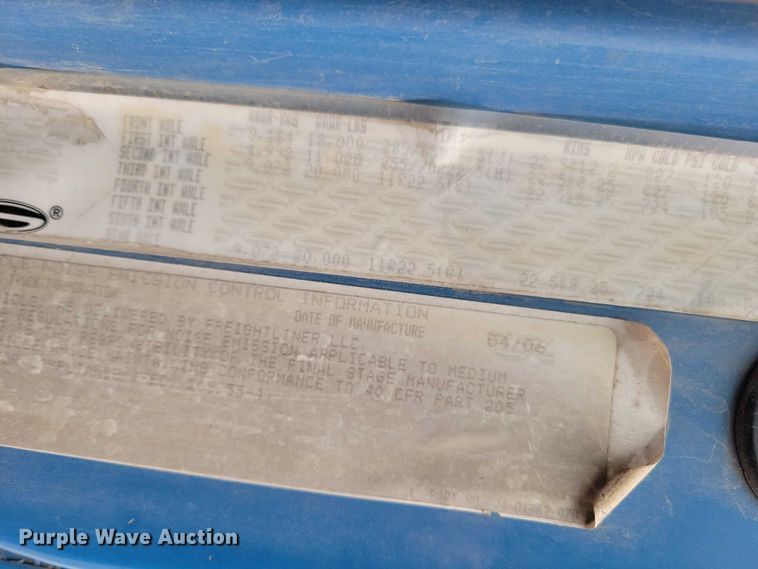 image for item NK9938 2007 Sterling LT9500 dump truck