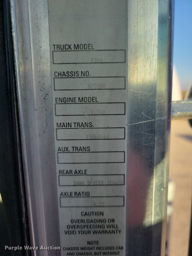 image for item NK9942 2001 Kenworth  T300 fuel truck