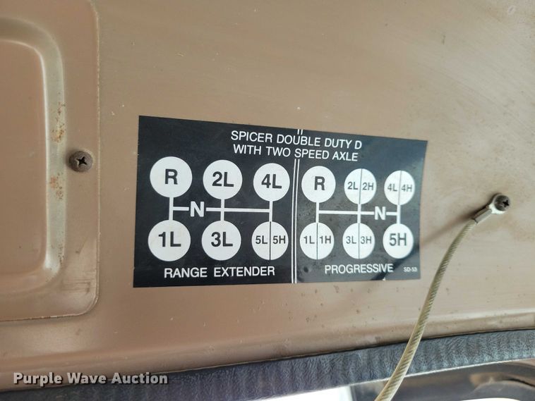 image for item NK9950 1987 International  S1900 flatbed truck