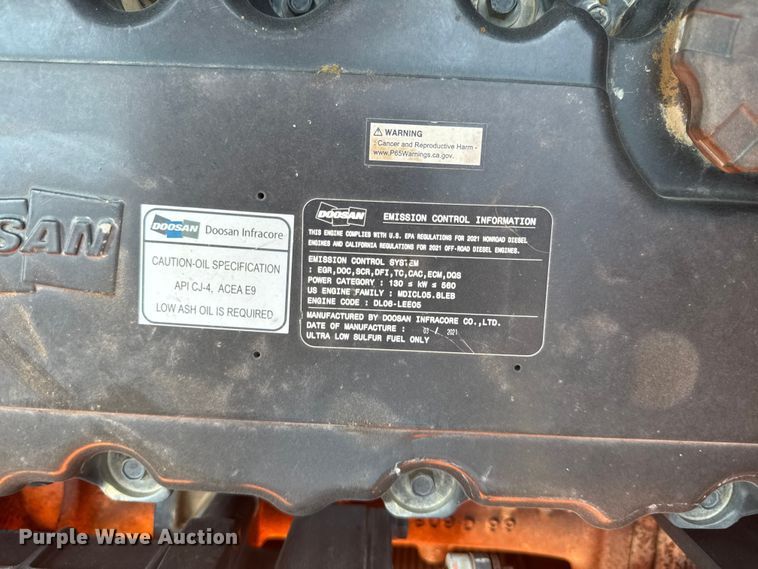 image for item YA1198 2021 Doosan DX235LCR-5 excavator