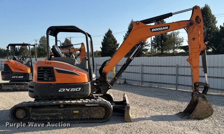 image for item YA1216 2020 Doosan DX50 mini excavator