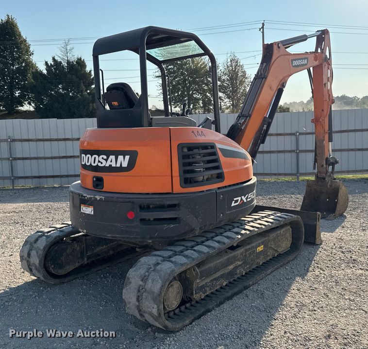 image for item YA1216 2020 Doosan DX50 mini excavator