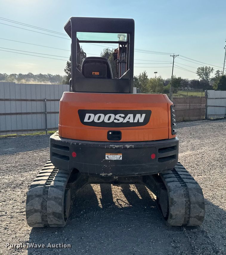 image for item YA1216 2020 Doosan DX50 mini excavator
