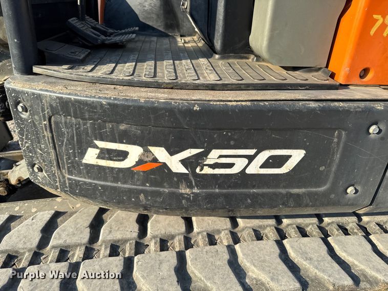image for item YA1216 2020 Doosan DX50 mini excavator