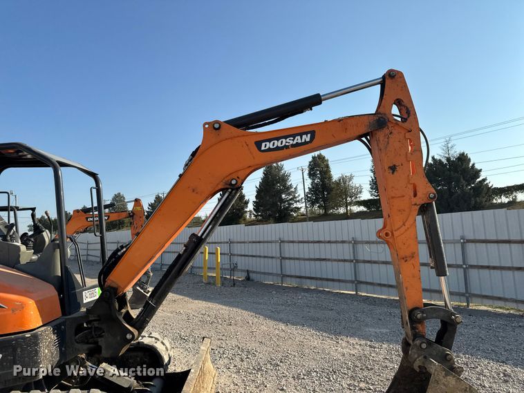 image for item YA1216 2020 Doosan DX50 mini excavator