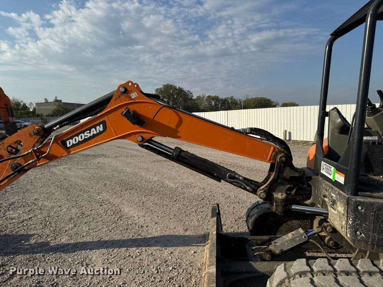 image for item YA1216 2020 Doosan DX50 mini excavator