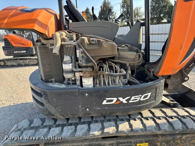 image for item YA1216 2020 Doosan DX50 mini excavator