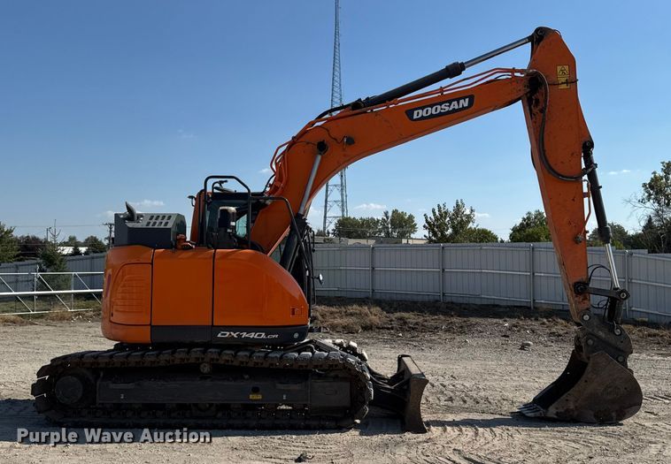 image for item YA1220 2021 Doosan DX140LCR-5 excavator