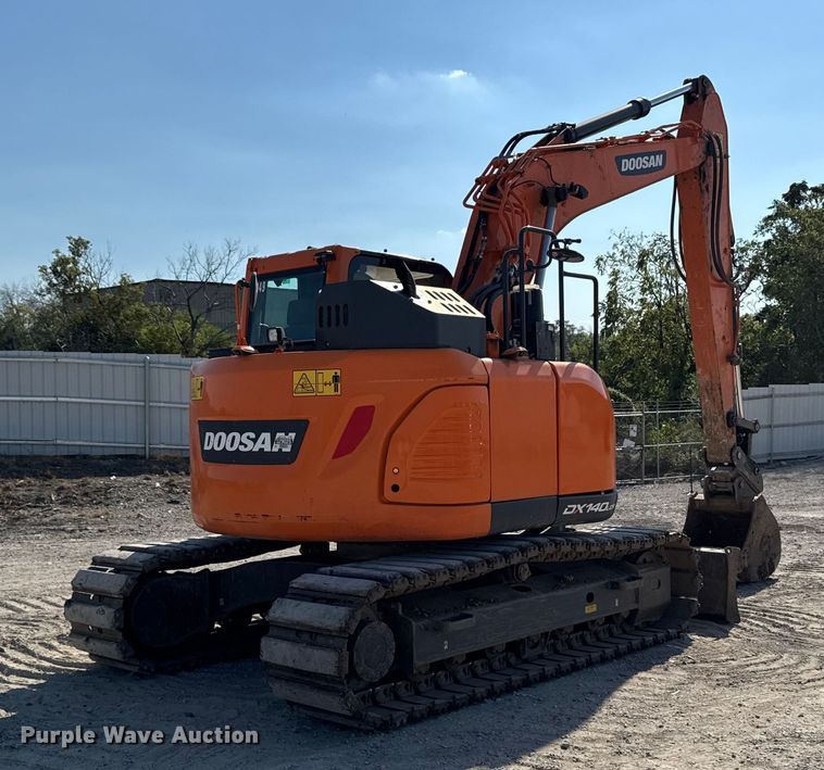 image for item YA1220 2021 Doosan DX140LCR-5 excavator