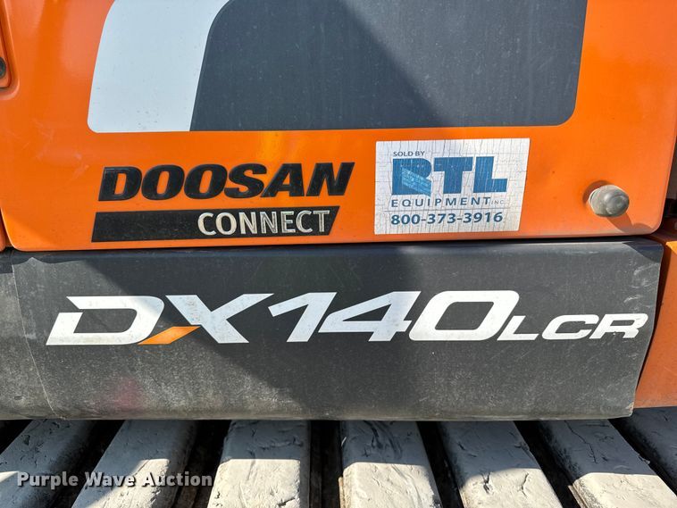 image for item YA1220 2021 Doosan DX140LCR-5 excavator