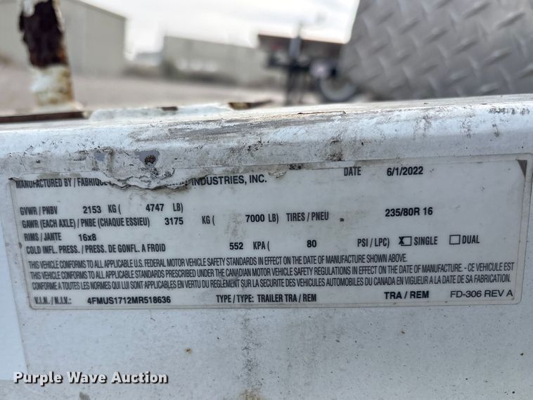 image for item YA1904 2021 Bandit 200UC wood chipper