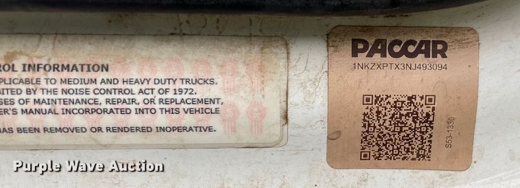 image for item YA2180 2022 Kenworth T880 dump truck