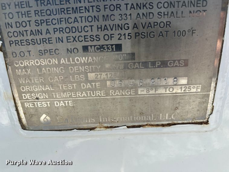 image for item YA2742 2019 Kenworth T370 propane delivery truck