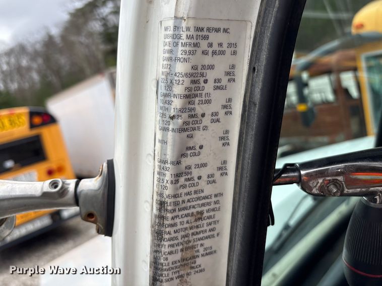 image for item YA2849 2016 Western Star 4700 ANFO bulk handling truck