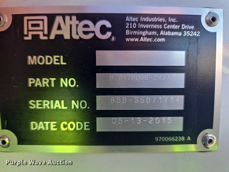 image for item YA2882 2015 Ford F450 Super Duty bucket truck