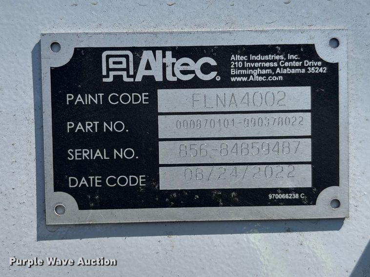 image for item YA2937 2023 Freightliner Business Class M2 digger derrick truck