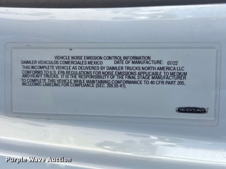 image for item YA2937 2023 Freightliner Business Class M2 digger derrick truck