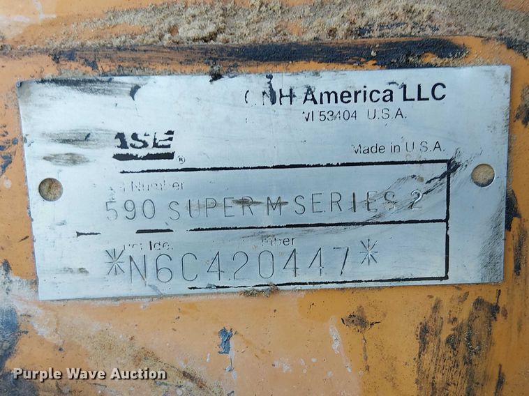 image for item YA2941 2006 Case 590 Super M II backhoe