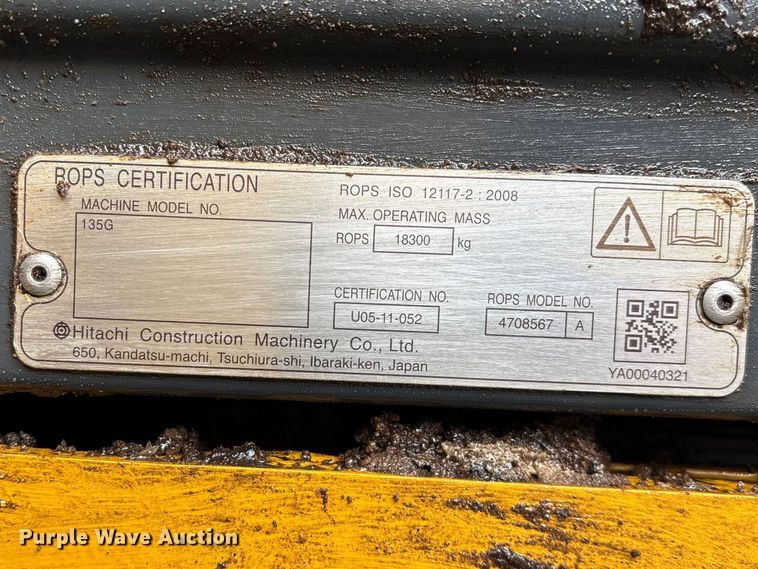 image for item YA2974 2022 John Deere 135G excavator