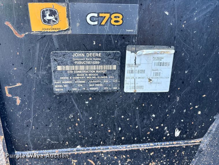 image for item YA2991 2025 John Deere 325G tracked skid steer loader