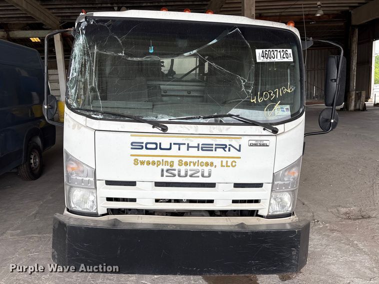 image for item YA3006 2014 Isuzu NPR street sweeper truck