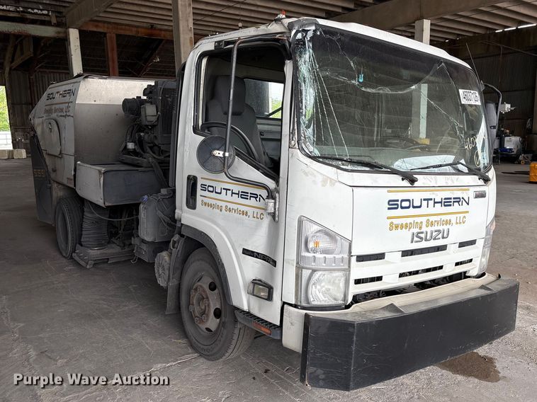 image for item YA3006 2014 Isuzu NPR street sweeper truck