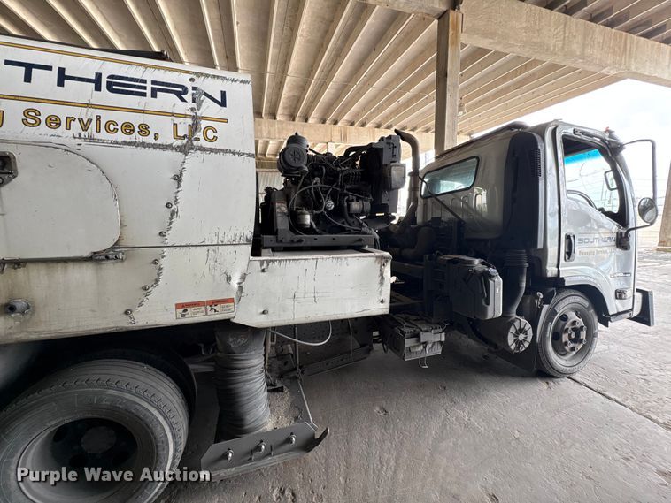 image for item YA3006 2014 Isuzu NPR street sweeper truck