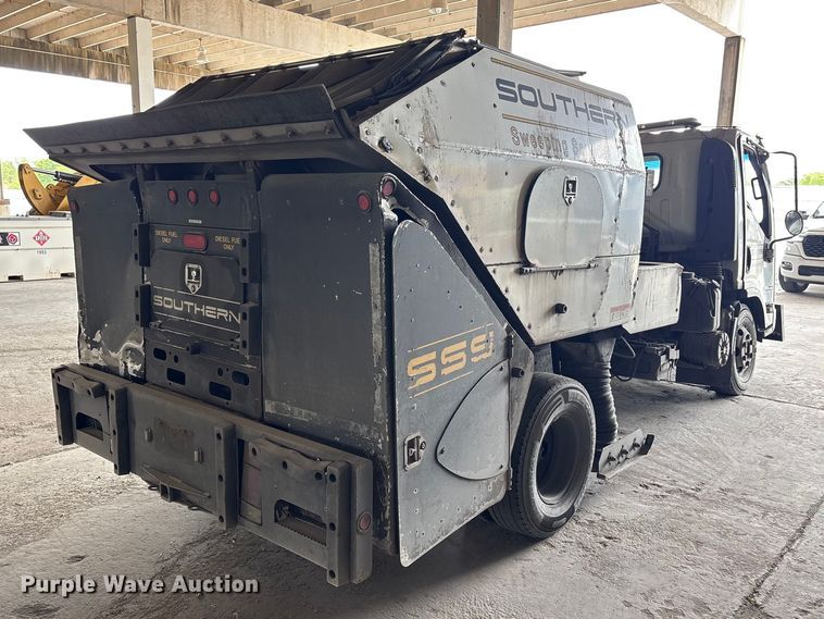 image for item YA3006 2014 Isuzu NPR street sweeper truck