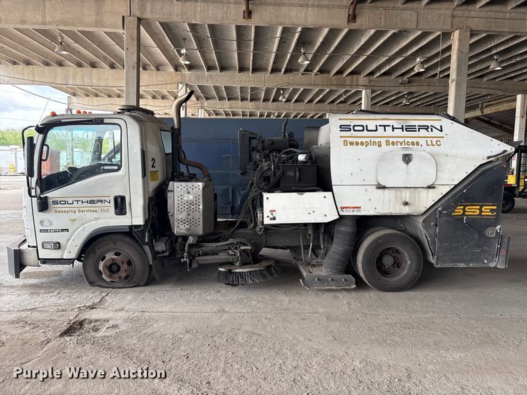 image for item YA3006 2014 Isuzu NPR street sweeper truck