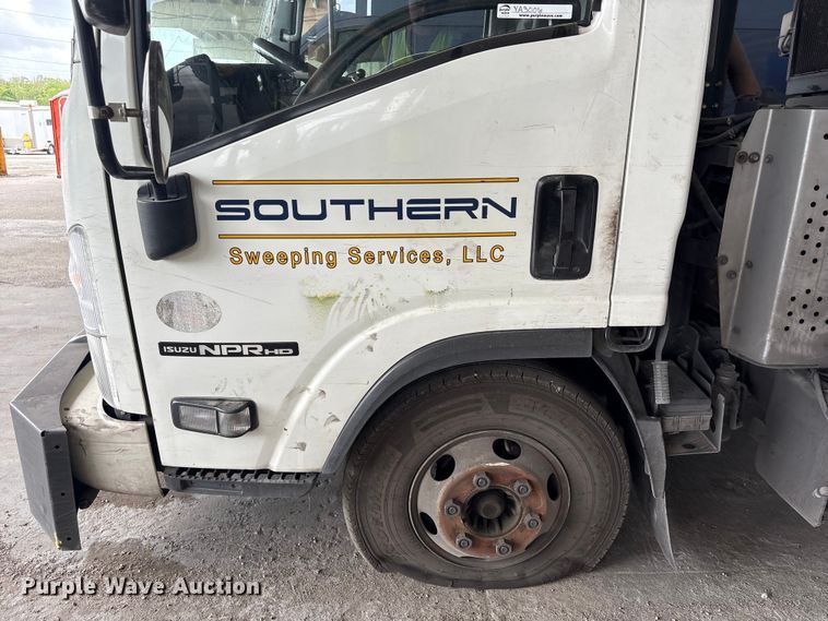 image for item YA3006 2014 Isuzu NPR street sweeper truck