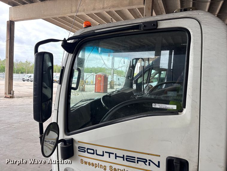 image for item YA3006 2014 Isuzu NPR street sweeper truck