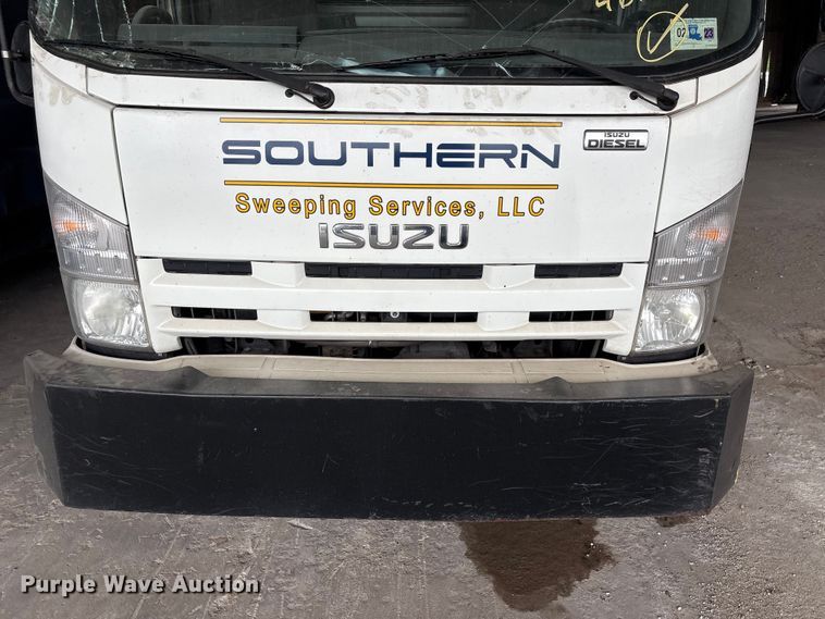 image for item YA3006 2014 Isuzu NPR street sweeper truck