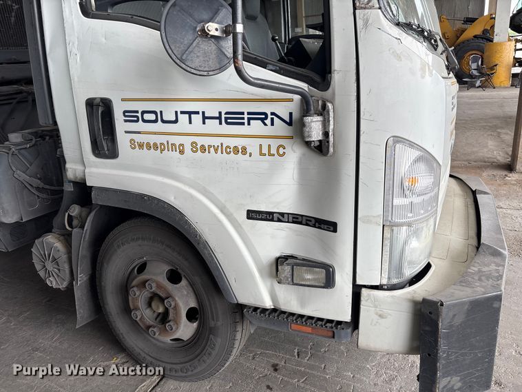 image for item YA3006 2014 Isuzu NPR street sweeper truck