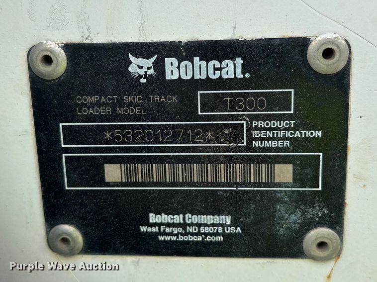 image for item YA3030 2006 Bobcat T300 tracked skid steer loader