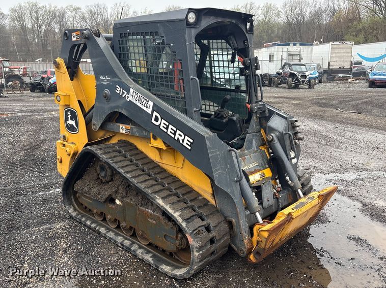 image for item YA3031 2022 John Deere 317G tracked skid steer loader
