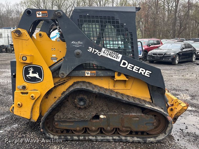 image for item YA3031 2022 John Deere 317G tracked skid steer loader