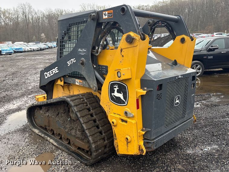 image for item YA3031 2022 John Deere 317G tracked skid steer loader