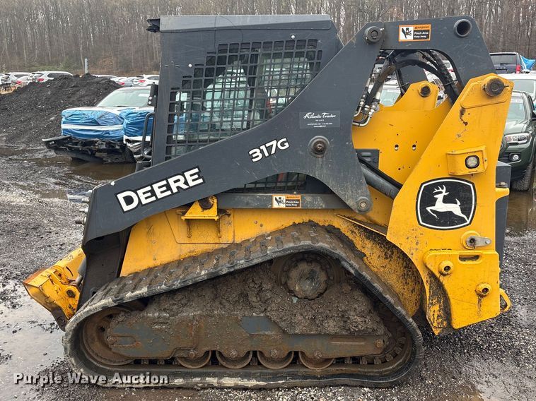 image for item YA3031 2022 John Deere 317G tracked skid steer loader