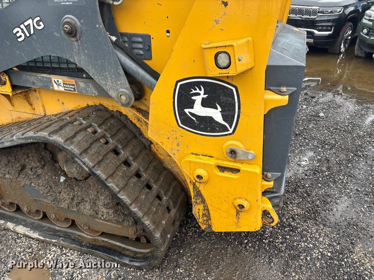 image for item YA3031 2022 John Deere 317G tracked skid steer loader