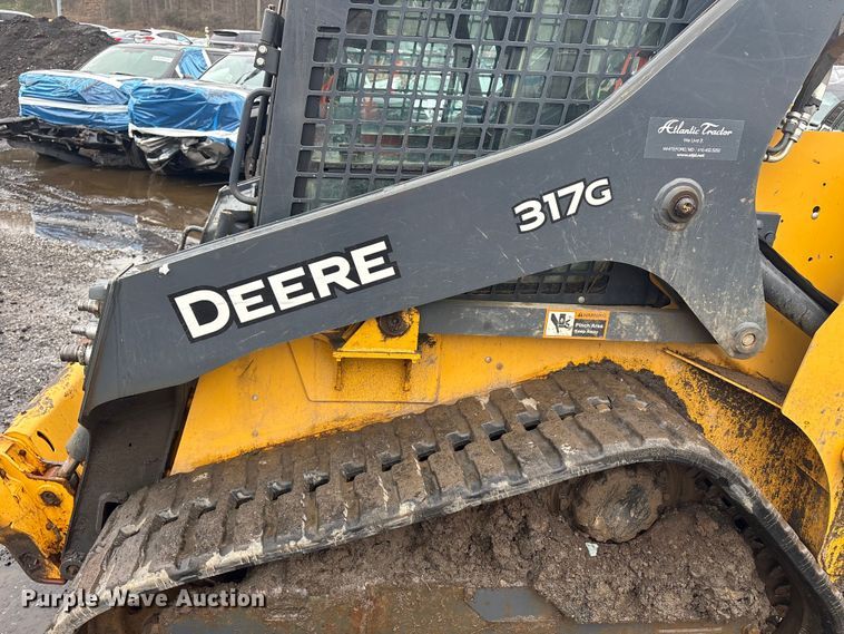 image for item YA3031 2022 John Deere 317G tracked skid steer loader