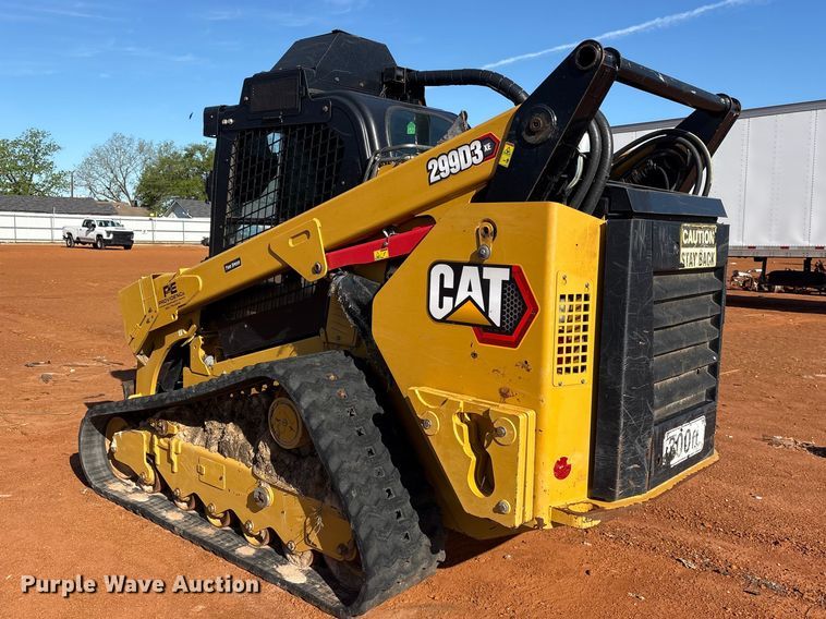 image for item YA3148 2020 Caterpillar 299D3 XE tracked skid steer loader