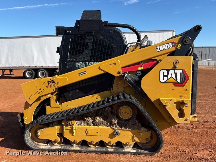 image for item YA3148 2020 Caterpillar 299D3 XE tracked skid steer loader