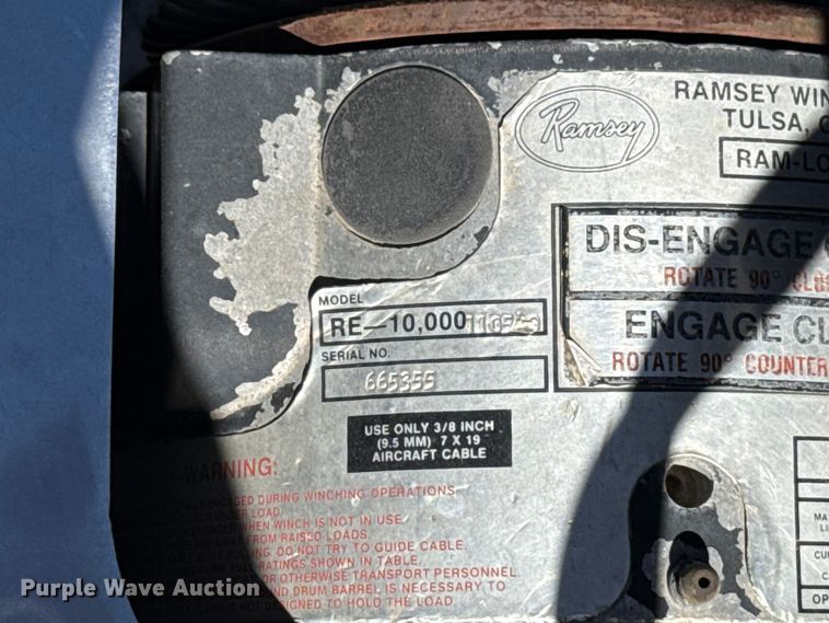 image for item DR1046 1991 Ford F350 utility bed pickup truck