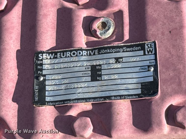 image for item DR1052 Parkson MRS 31-60-6 sewage roto screen