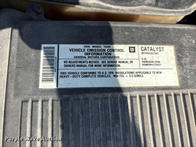 image for item DT0116 2008 Chevrolet Silverado 2500HD Crew Cab pickup truck