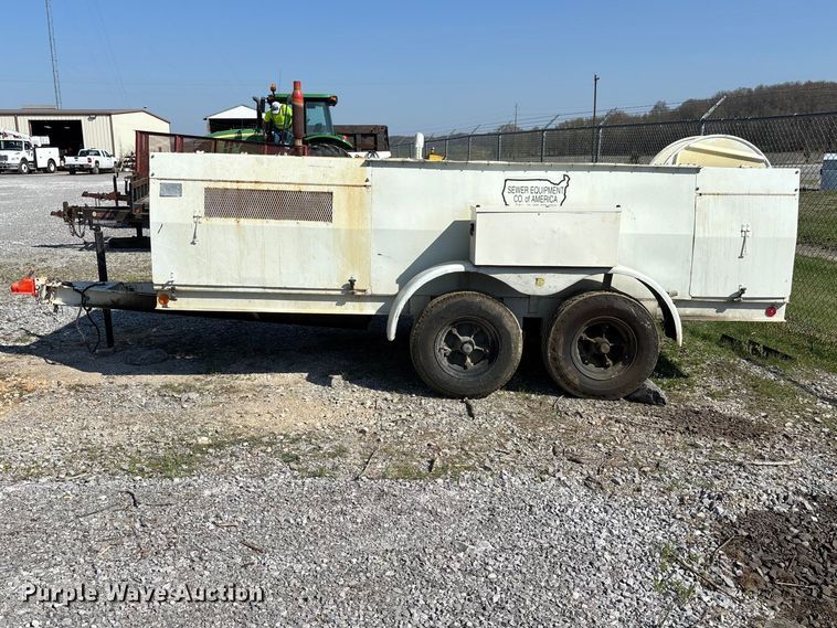 image for item DT0118 Sewer jetter trailer