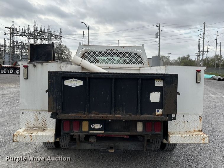 image for item DT0137 2014 Ford F350 Super Duty Ext. Cab utility bed pickup truck